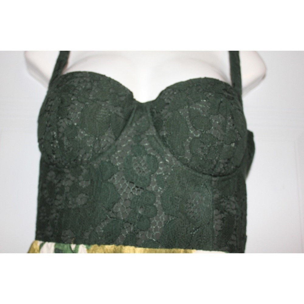 Tuckernuck Giverny Gardens Maria Dress SZ 6 Lace Corset Smocked Silhouette Lined - Picture 8 of 13
